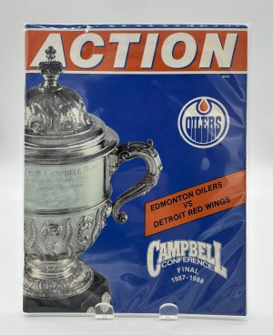 Action Edmonton Oilers Official Program 1988 Campbell Conference Final
